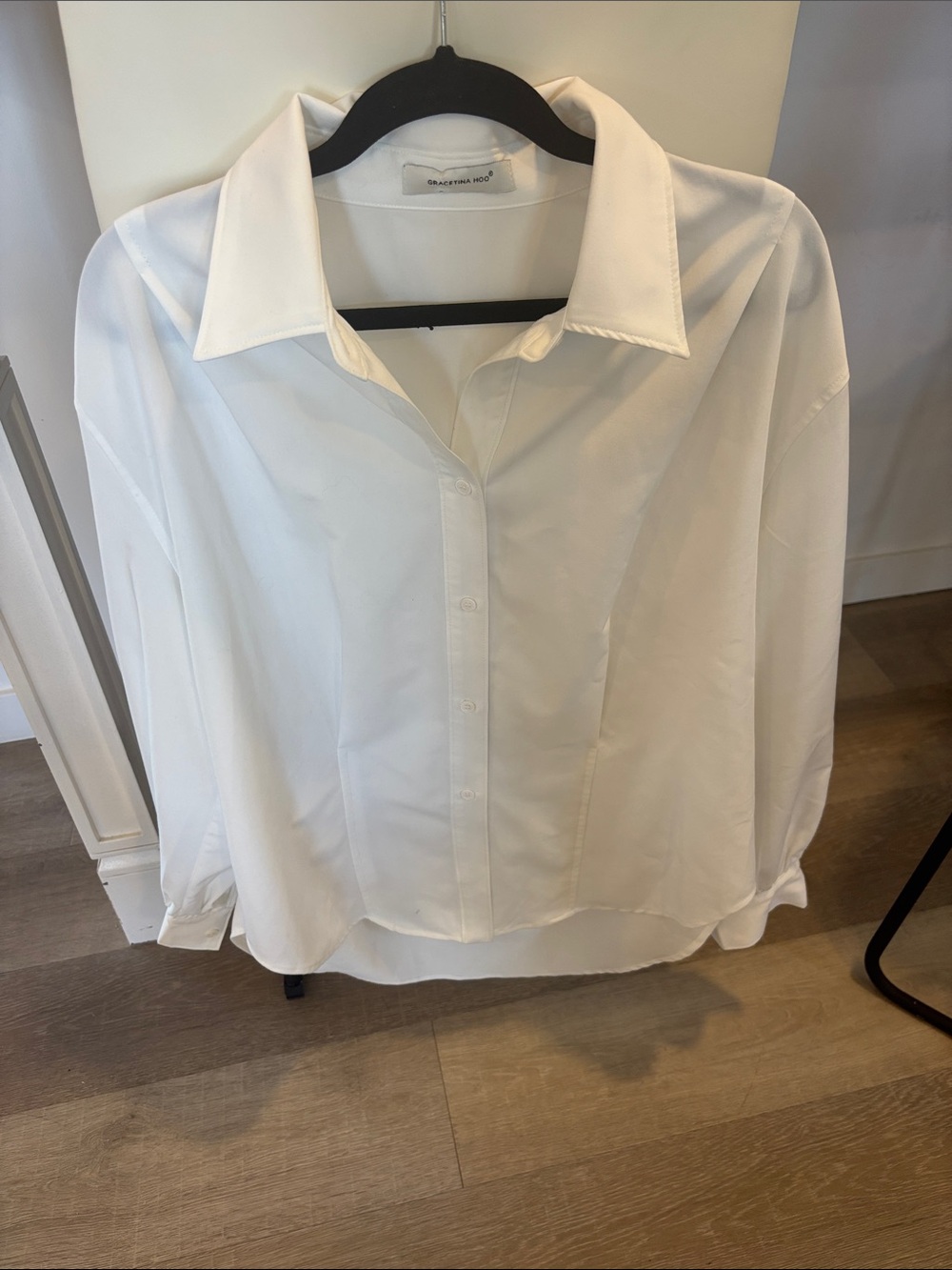 Gracetina Hoo White Collar Shirt